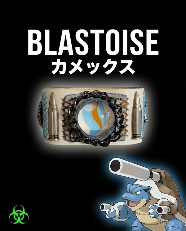 Blastoise Mega stone Bracelet - Dekayed