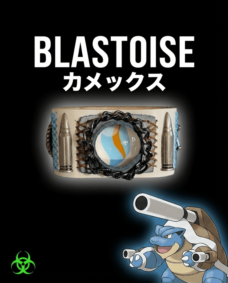 Blastoise Mega stone Bracelet - Dekayed