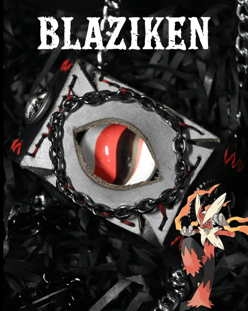 Blaziken Mega stone Bracelet - Dekayed