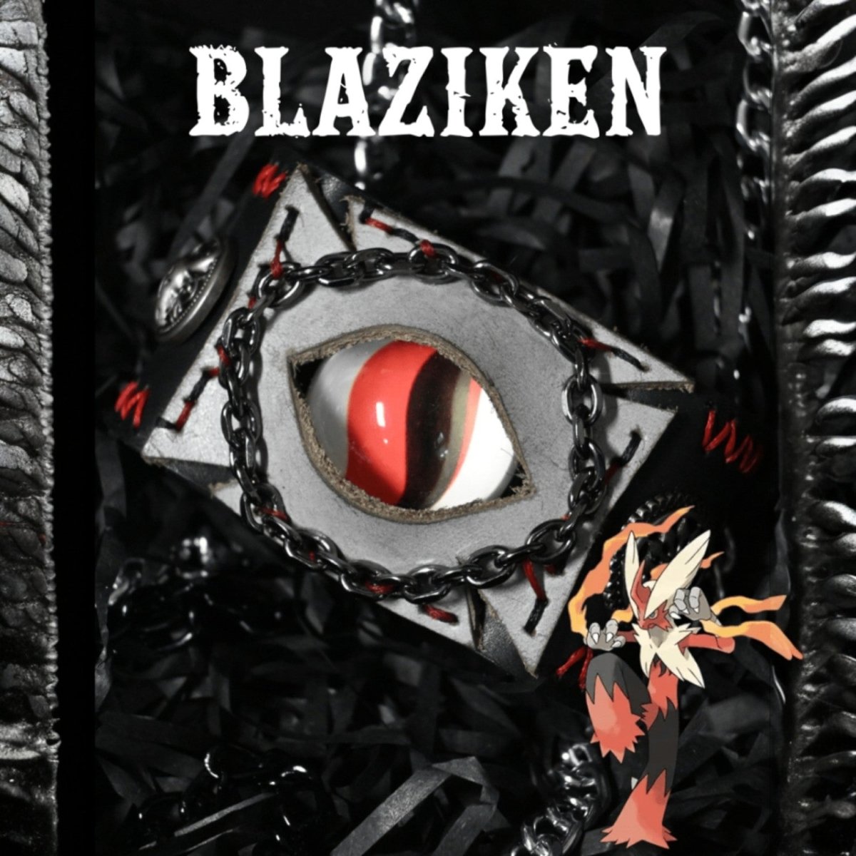 Blaziken Mega stone Bracelet - Dekayed