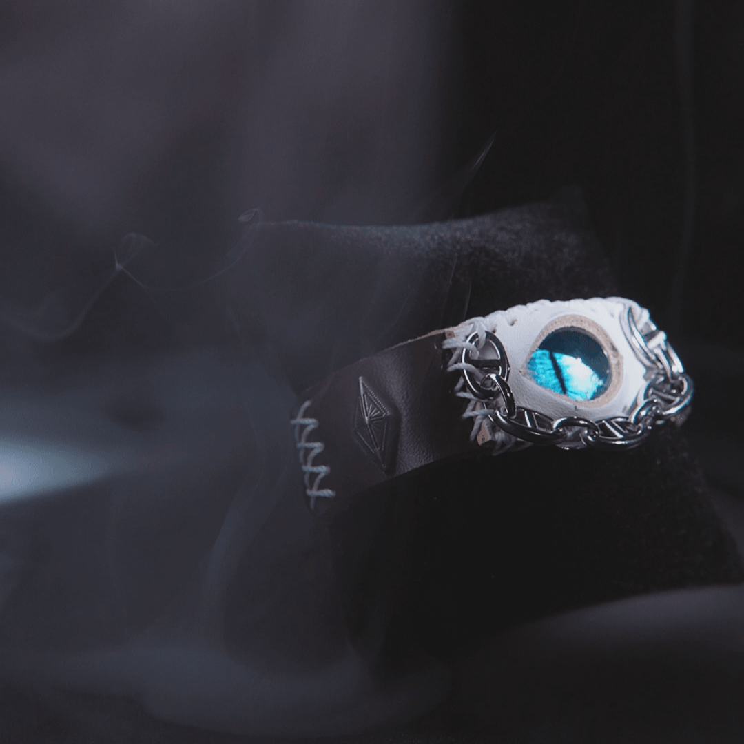 Blue Chrome Dragon Eye Bracelet - Dekayed