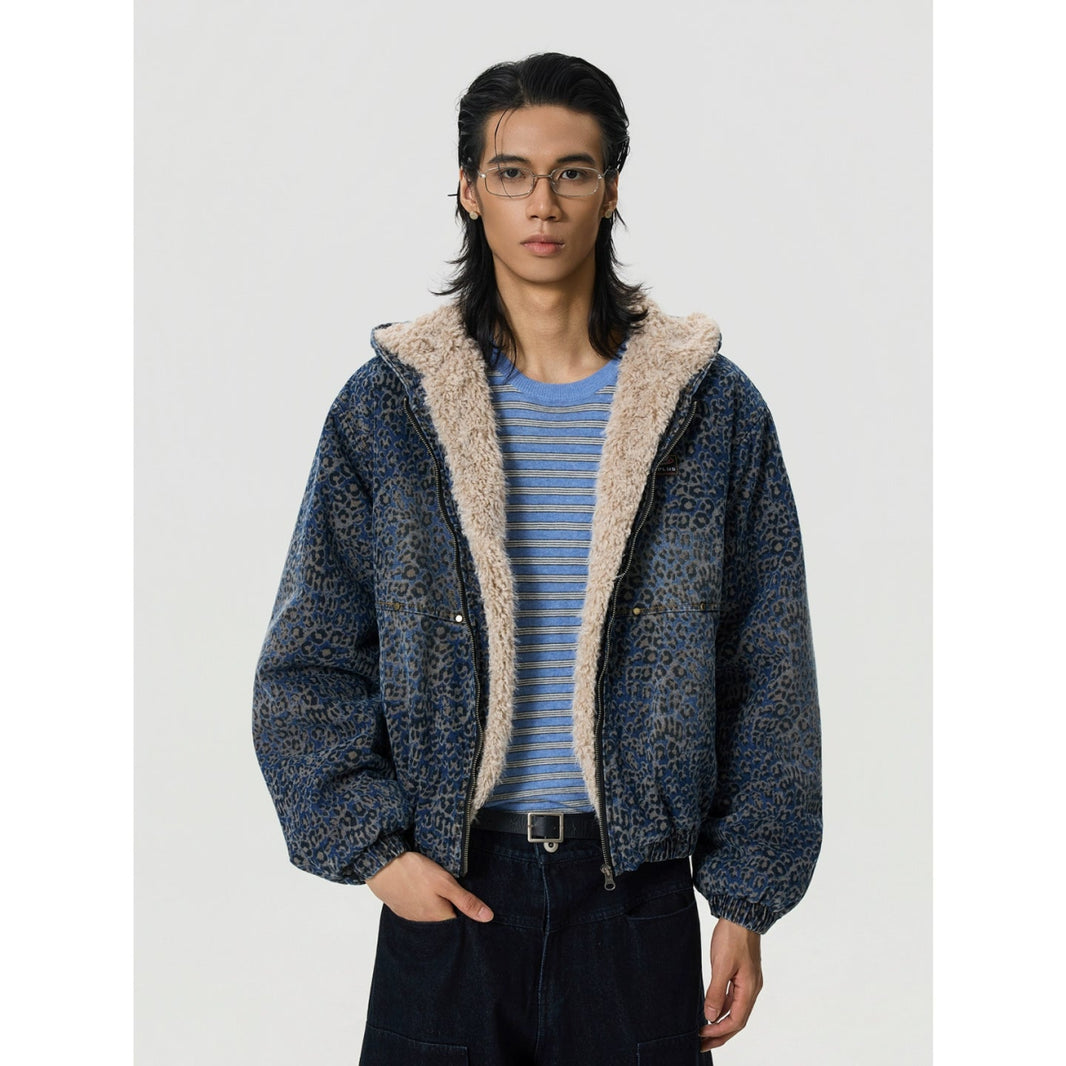 Blue Leopard Print M4A1 Jacket - Dekayed