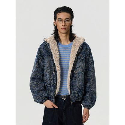 Blue Leopard Print M4A1 Jacket - Dekayed