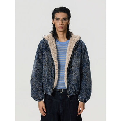 Blue Leopard Print M4A1 Jacket - Dekayed