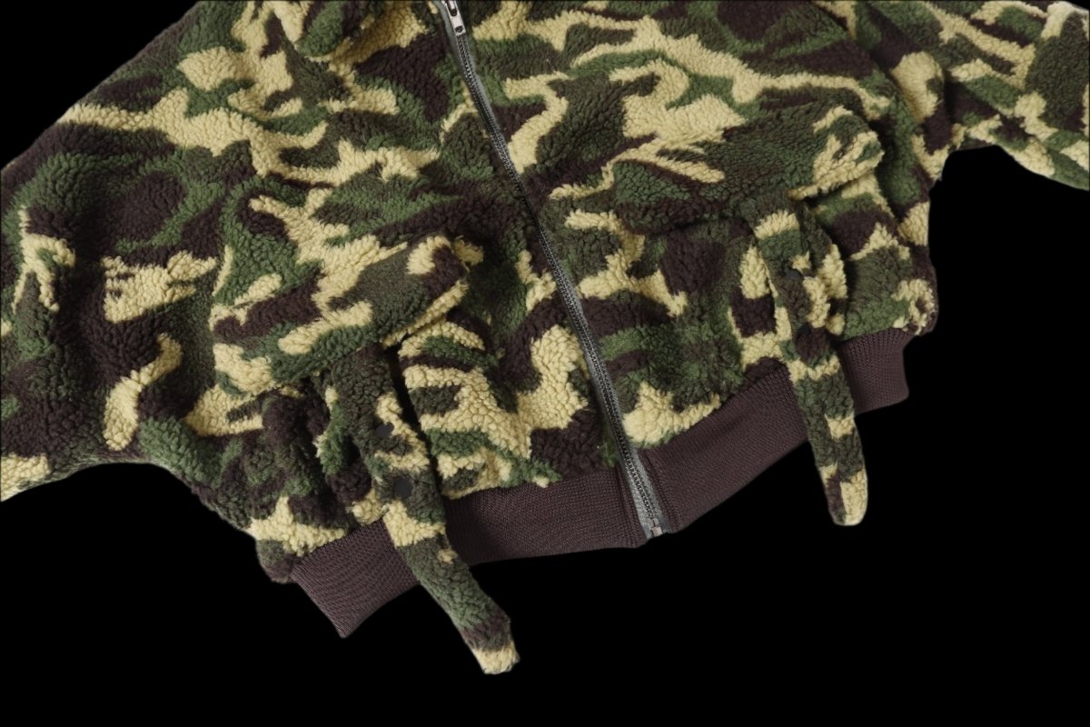 Camouflage Sherpa Jacket - Dekayed