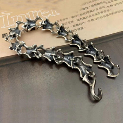 Chrome Dragon Spine Bracelet - Dekayed