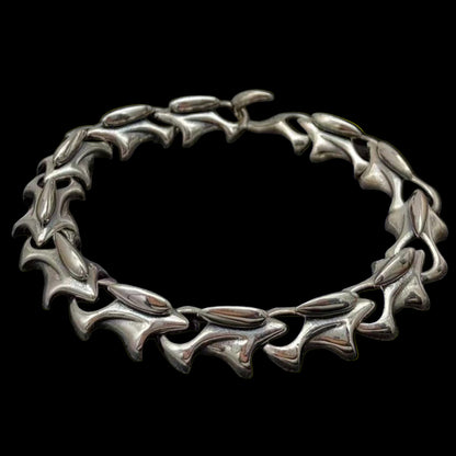 Chrome Dragon Spine Bracelet - Dekayed