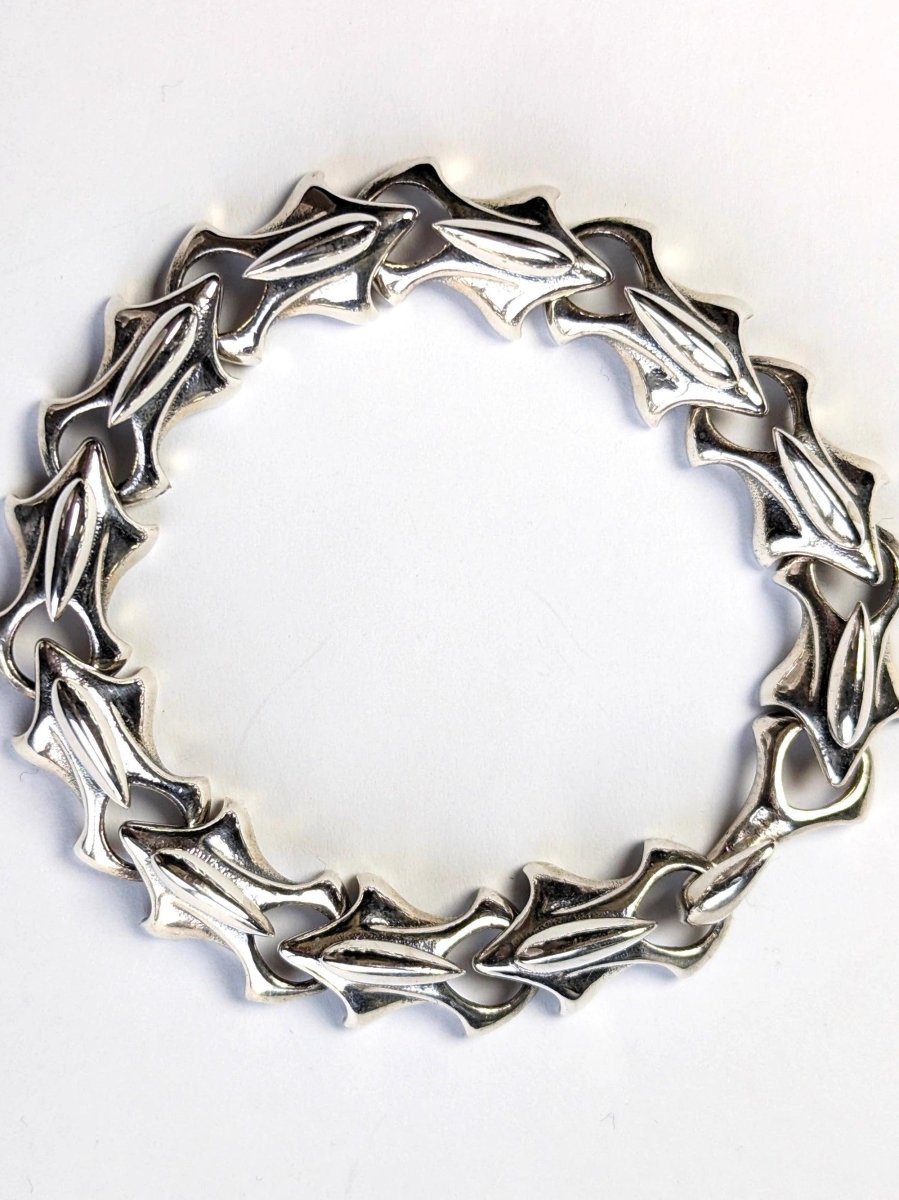 Chrome Dragon Spine Bracelet - Dekayed