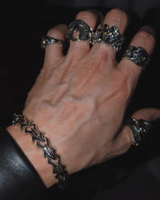 Chrome Dragon Spine Bracelet - Dekayed