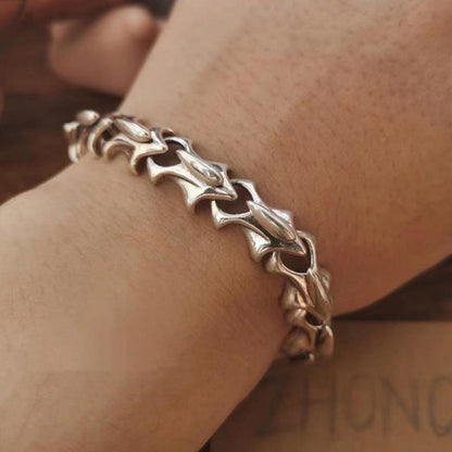 Chrome Dragon Spine Bracelet - Dekayed
