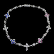 CLOVE DIAMOND CROSS CHAIN - Dekayed