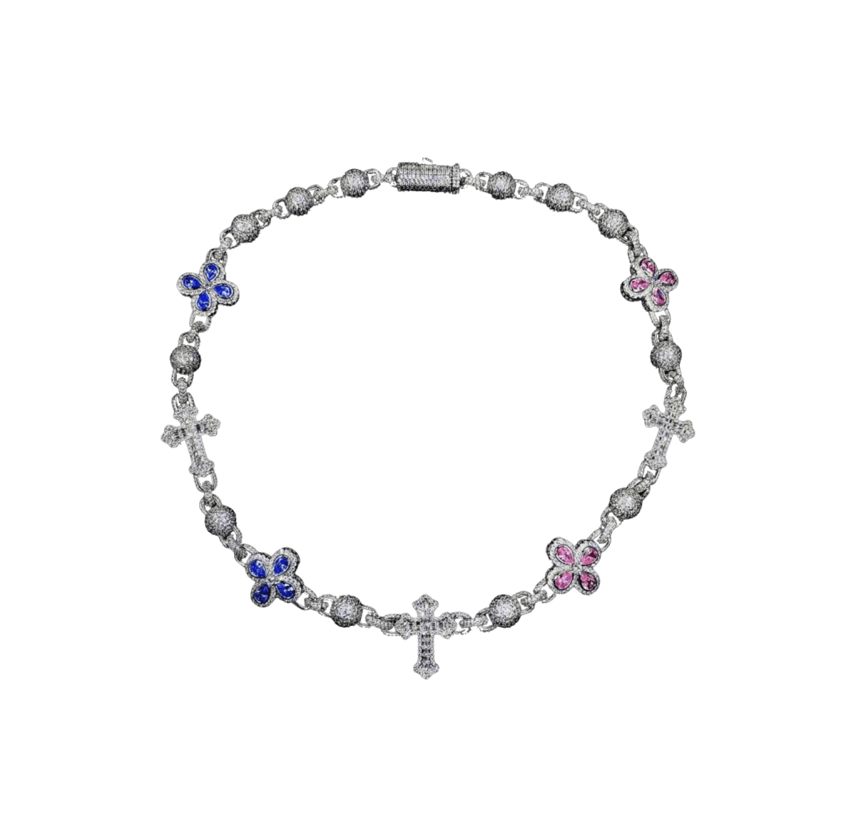 CLOVE DIAMOND CROSS CHAIN - Dekayed