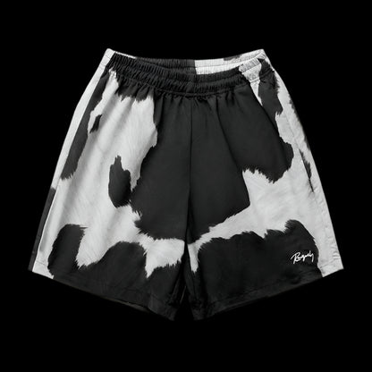 Cow stripes summer shorts from Dekayed clothing.