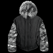 "Cyrus Empire" Lost Front Camo Jacket Bomber - Dekayed