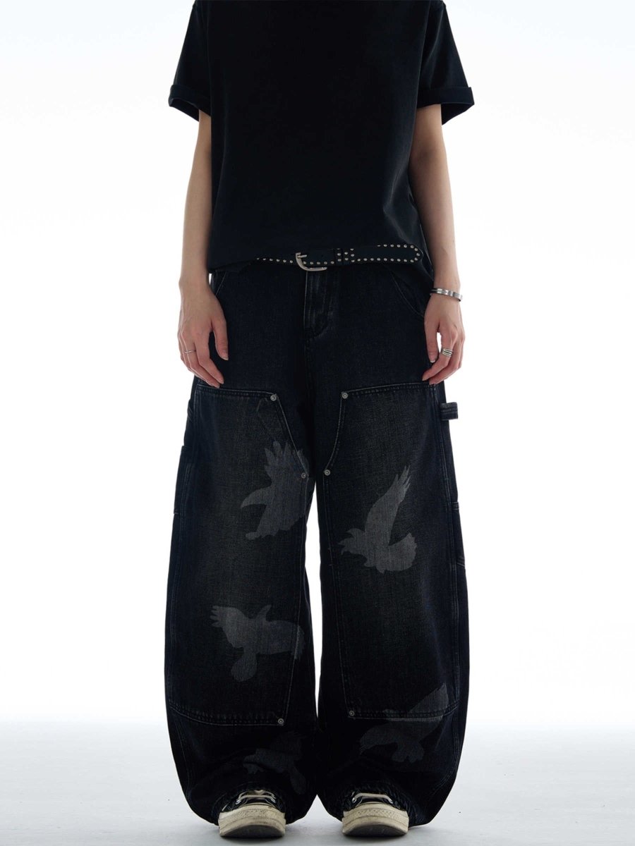 Dark Wing Denim Jeans - Dekayed