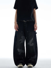 Dark Wing Denim Jeans - Dekayed