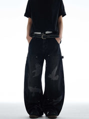 Dark Wing Denim Jeans - Dekayed