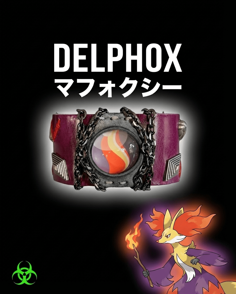 Delphox Mega stone Bracelet - Dekayed