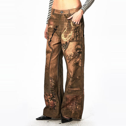 DND4DES "Deconstructed Logging" Denim Jeans - Dekayed