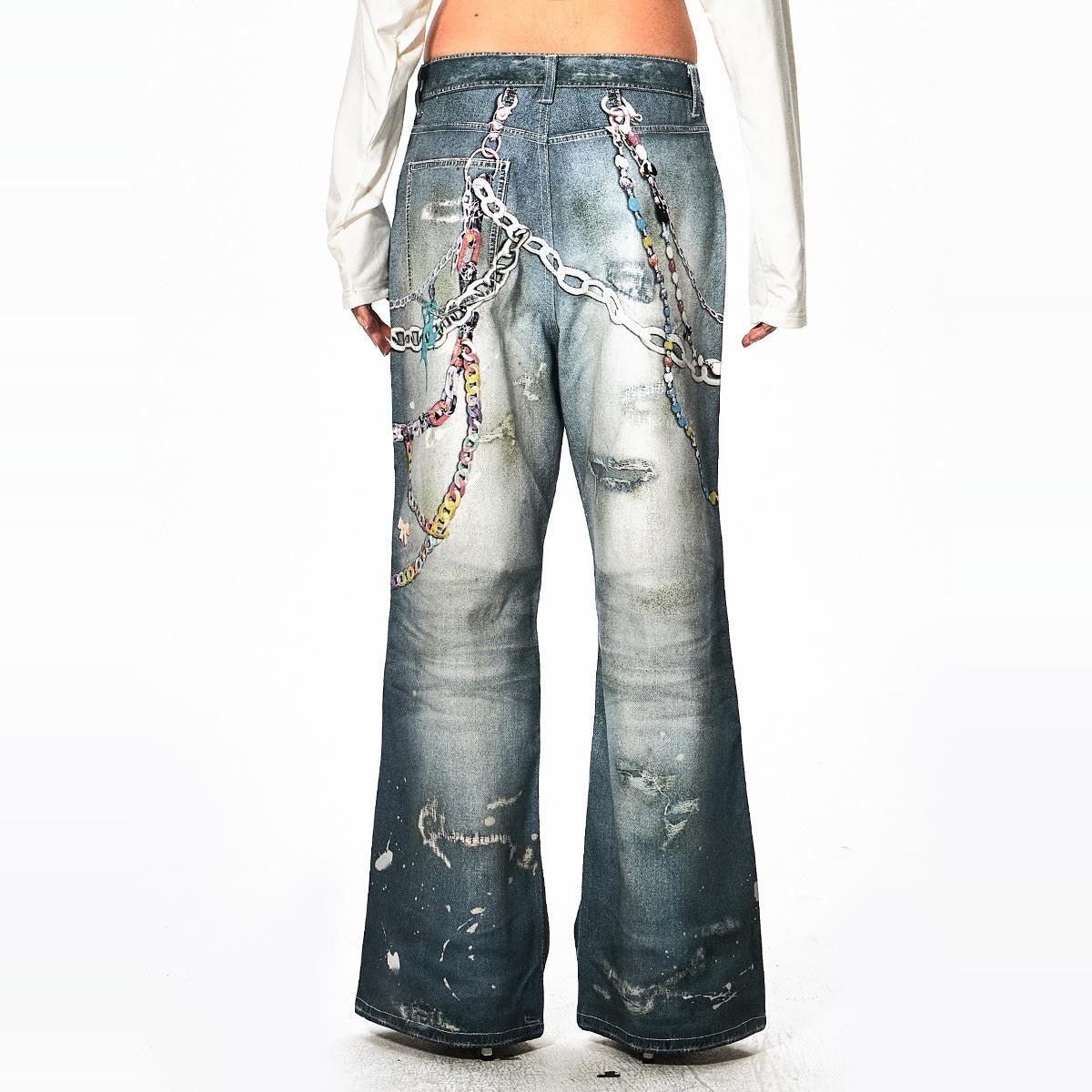 DND4DES "Digital Cartoon" Denim Jeans - Dekayed