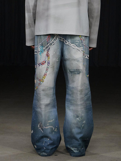 DND4DES "Digital Cartoon" Denim Jeans - Dekayed