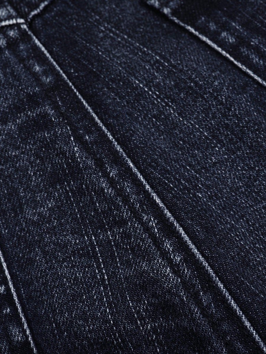 DND4DES Lighting Crease Washed Wide - Leg Jeans - Dekayed