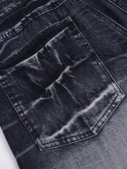 DND4DES Lighting Crease Washed Wide - Leg Jeans - Dekayed