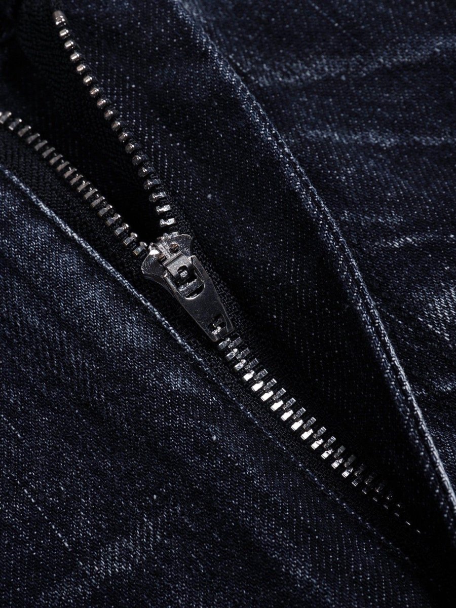 DND4DES Lighting Crease Washed Wide - Leg Jeans - Dekayed