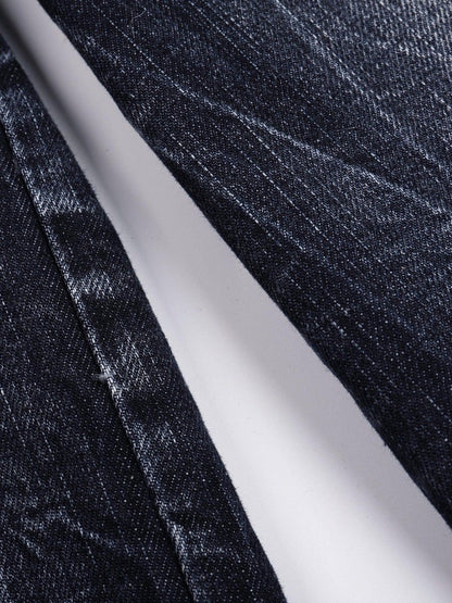 DND4DES Lighting Crease Washed Wide - Leg Jeans - Dekayed