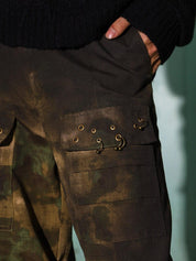 DND4DES Oil Stain Distressed Oversized Cargo - Dekayed
