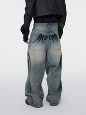 TattooFade Baggy Denim Jeans