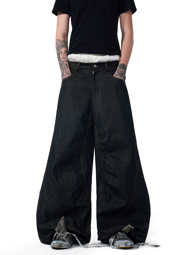 EndVerse Baggy Denim Jeans