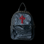 Cross Punk Rivet Backpack