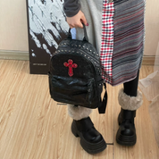 Cross Punk Rivet Backpack