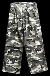 Light Vintage Camouflage Cargo Pants.