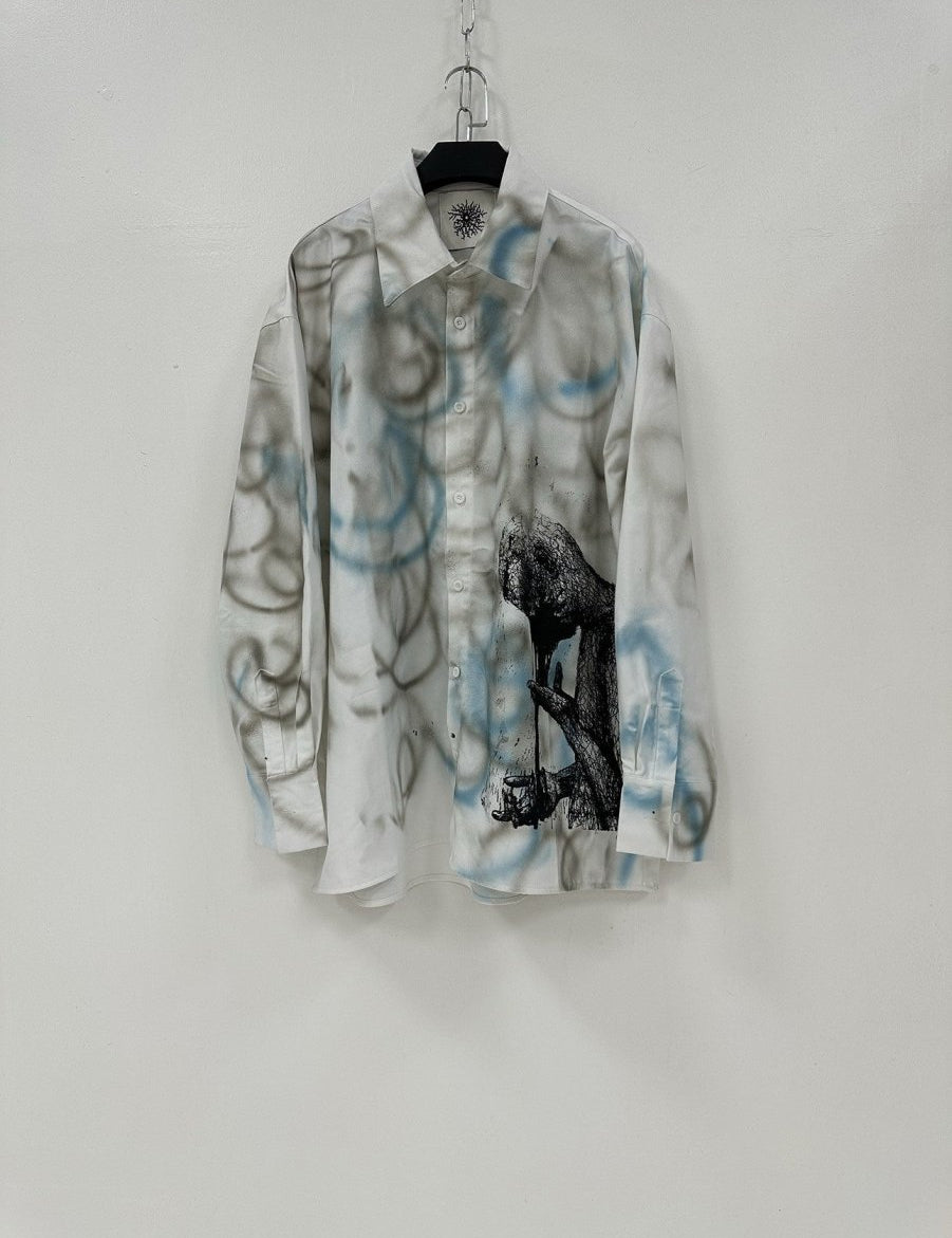 Eclipse Graffiti Button - Up - Dekayed