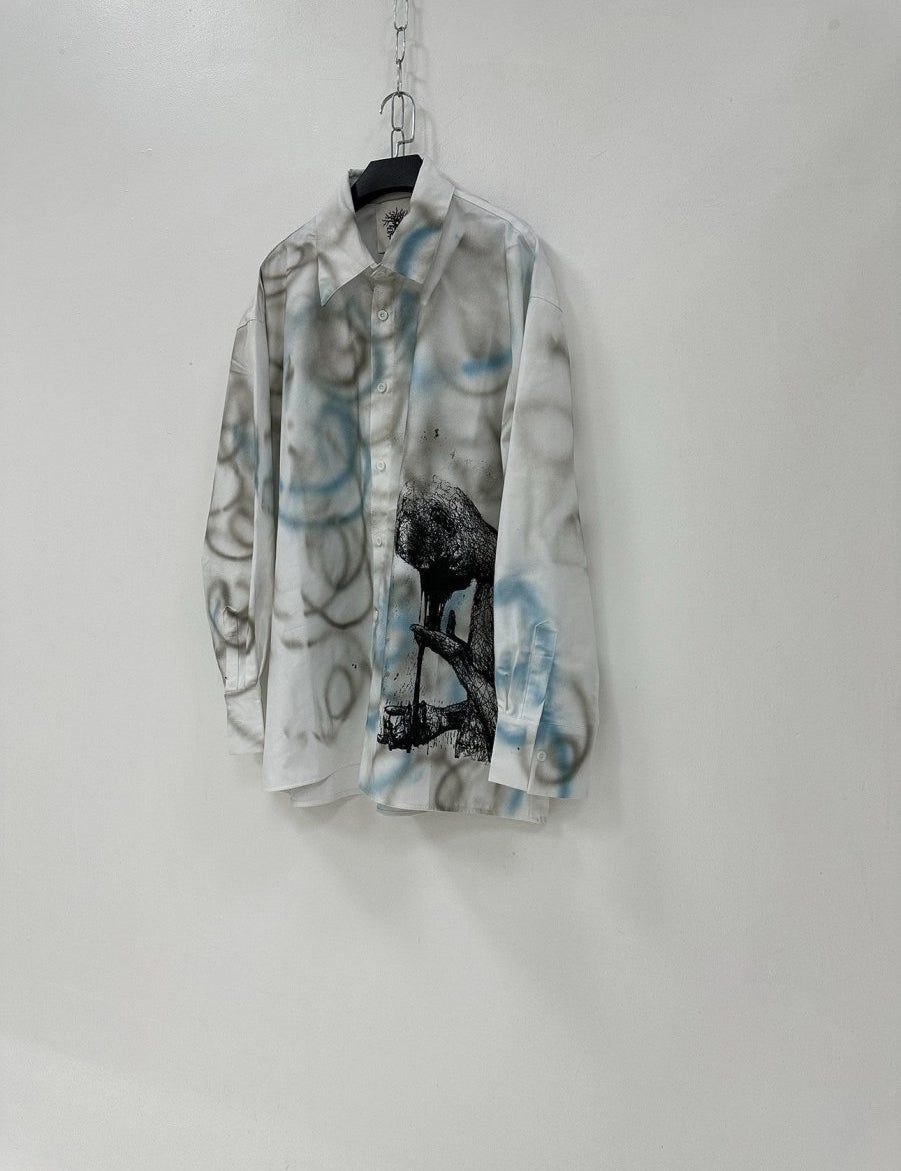 Eclipse Graffiti Button - Up - Dekayed