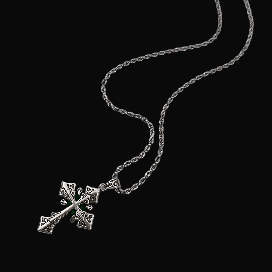 EMERALD GOTHIC CROSS - Dekayed