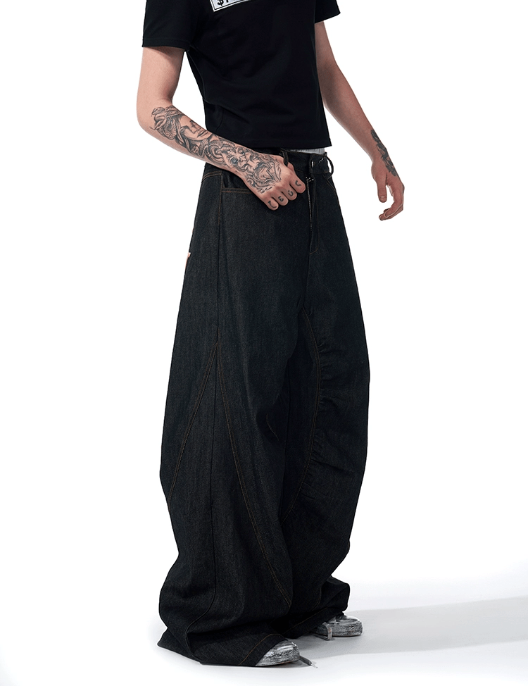 EndVerse Baggy Denim Jeans - Dekayed
