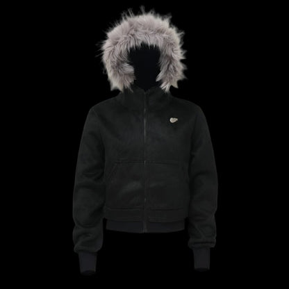 Exclusive Faux Fur Hooded Jacket - Dekayed