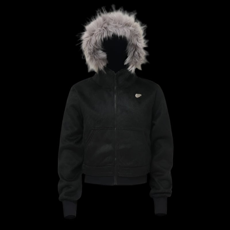 Exclusive Faux Fur Hooded Jacket - Dekayed