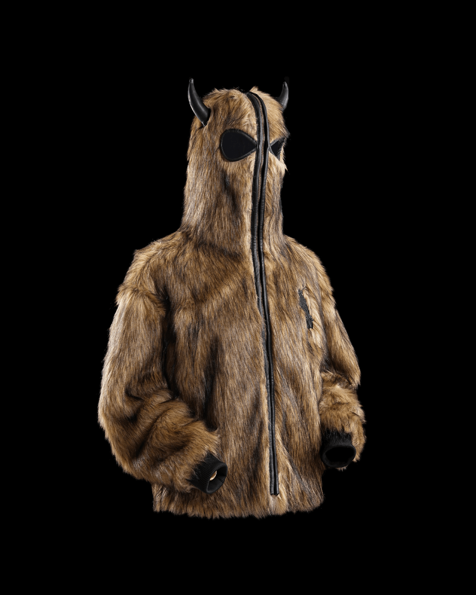 EXCLUSIVE SLUM Prince Demon Fur Coat Jacket - Dekayed
