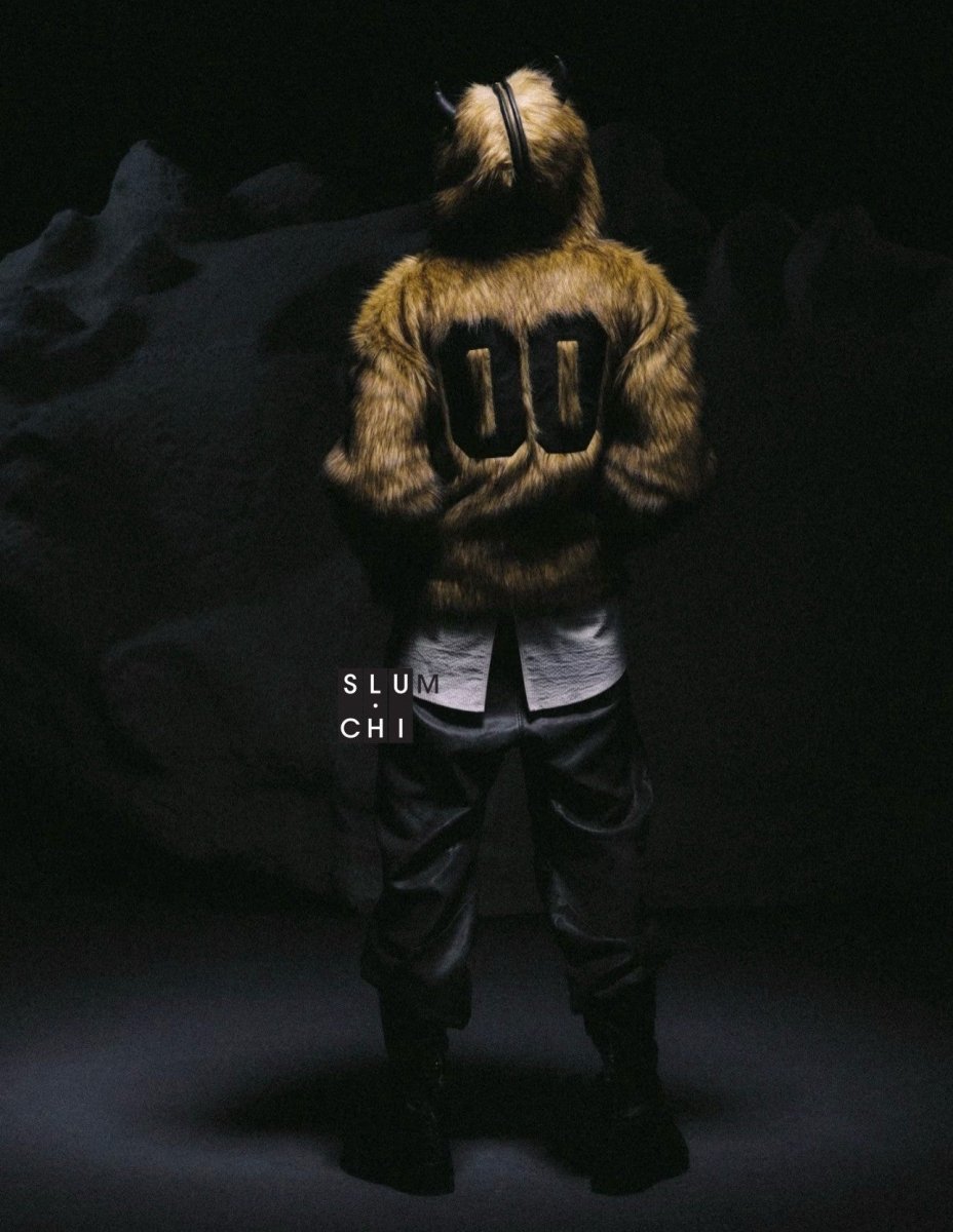 EXCLUSIVE SLUM Prince Demon Fur Coat Jacket - Dekayed