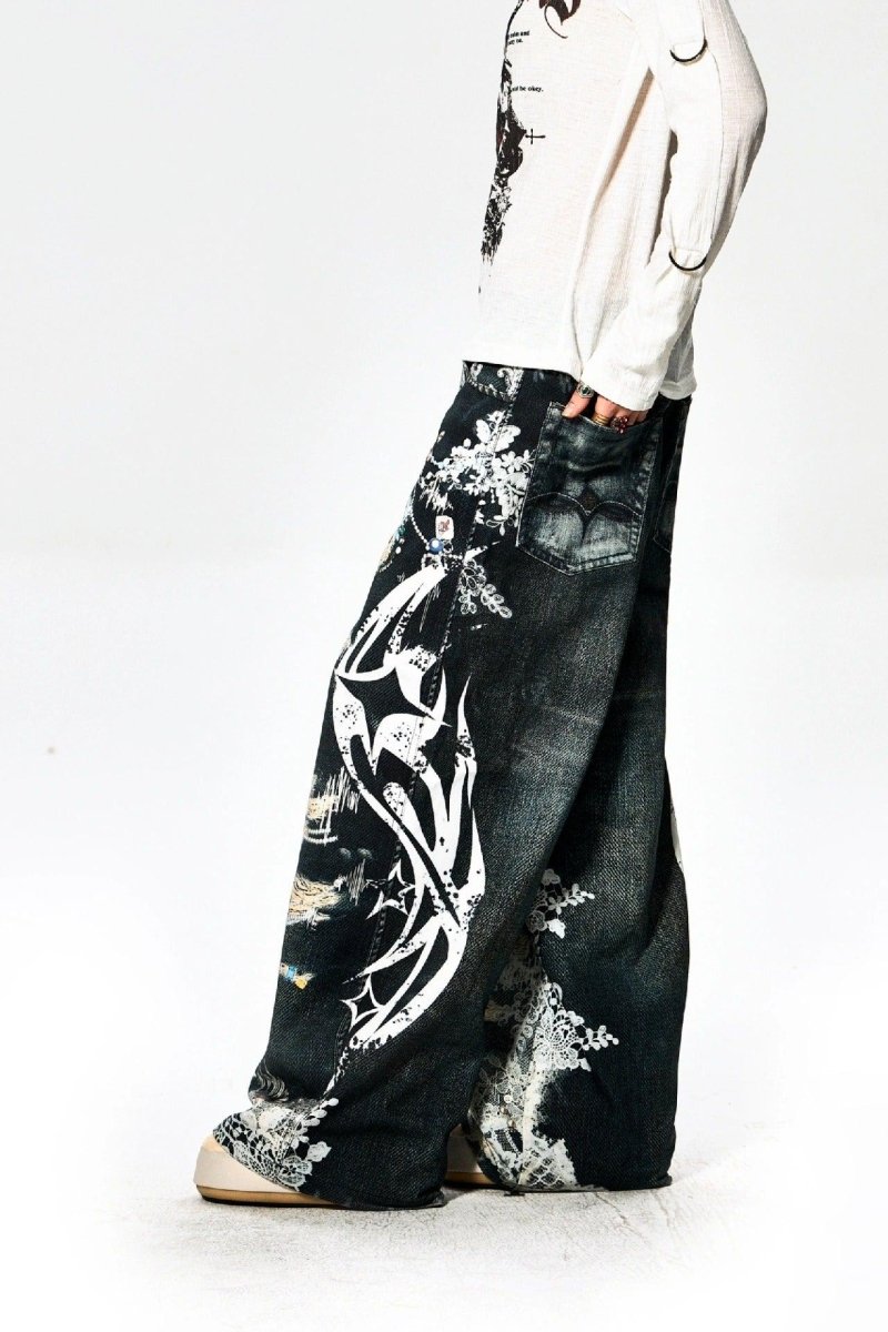Faychui "Dekay Gem Ruinz" Denim Jeans - Dekayed