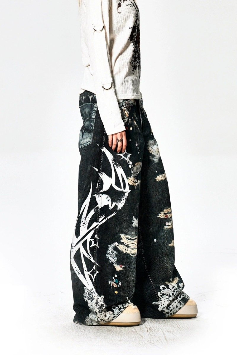 Faychui "Dekay Gem Ruinz" Denim Jeans - Dekayed