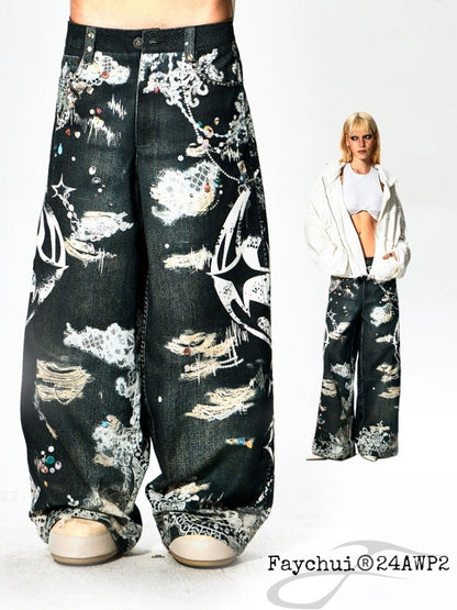 Faychui "Dekay Gem Ruinz" Denim Jeans - Dekayed