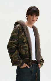 Fur Camouflage Jacket - Dekayed