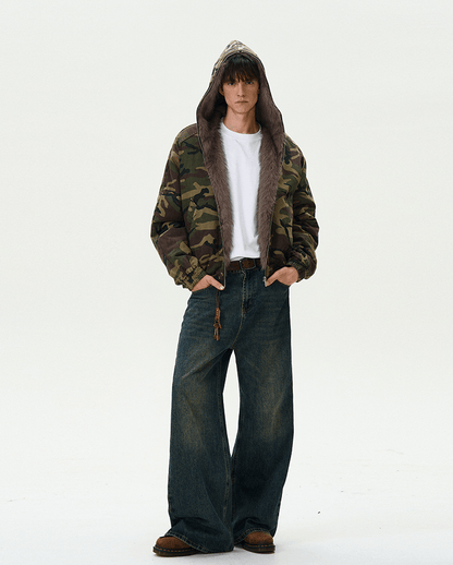 Fur Camouflage Jacket - Dekayed