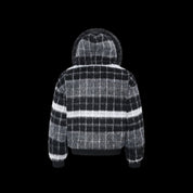 Fur Grid Luxe Hoodie - Dekayed