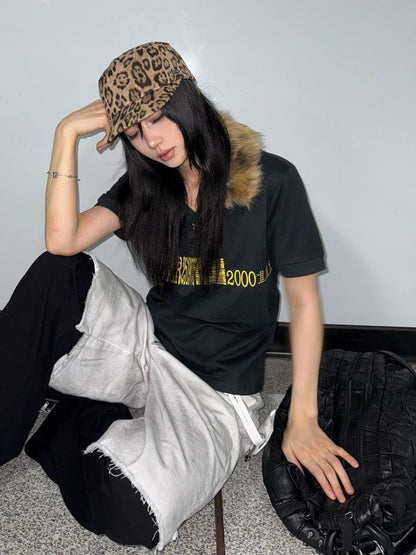 Fur Stab Polo Shirt - Dekayed